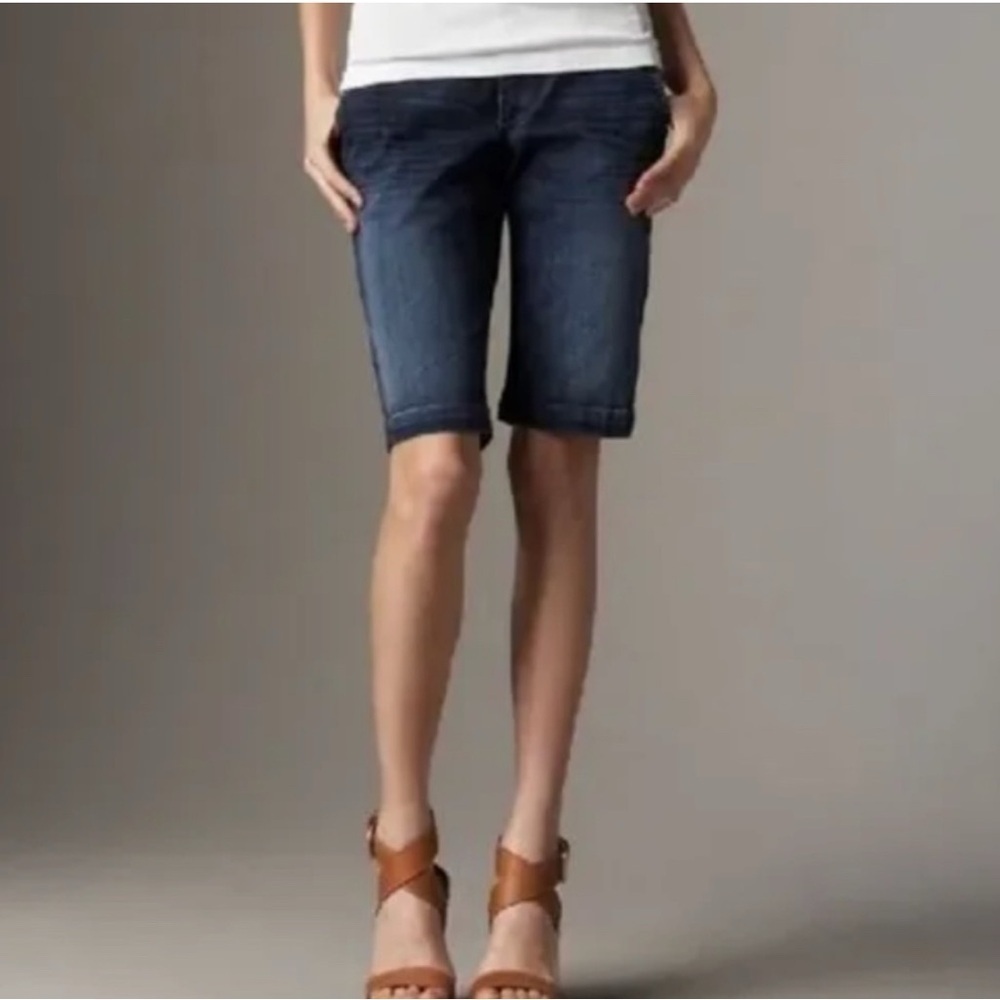 Citizens Of Humanity Dark Blue Denim Bermuda Shorts